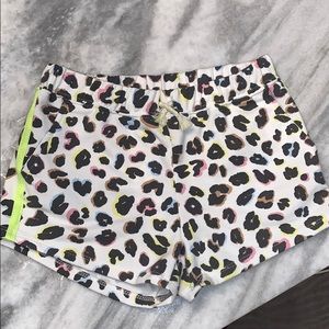 NWOT Zara kids leopard print cotton shorts
